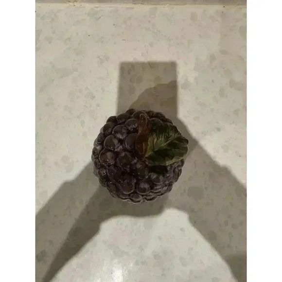 Grape Cookie Jar Made in Italy Ceramic - Picture 3 of 6